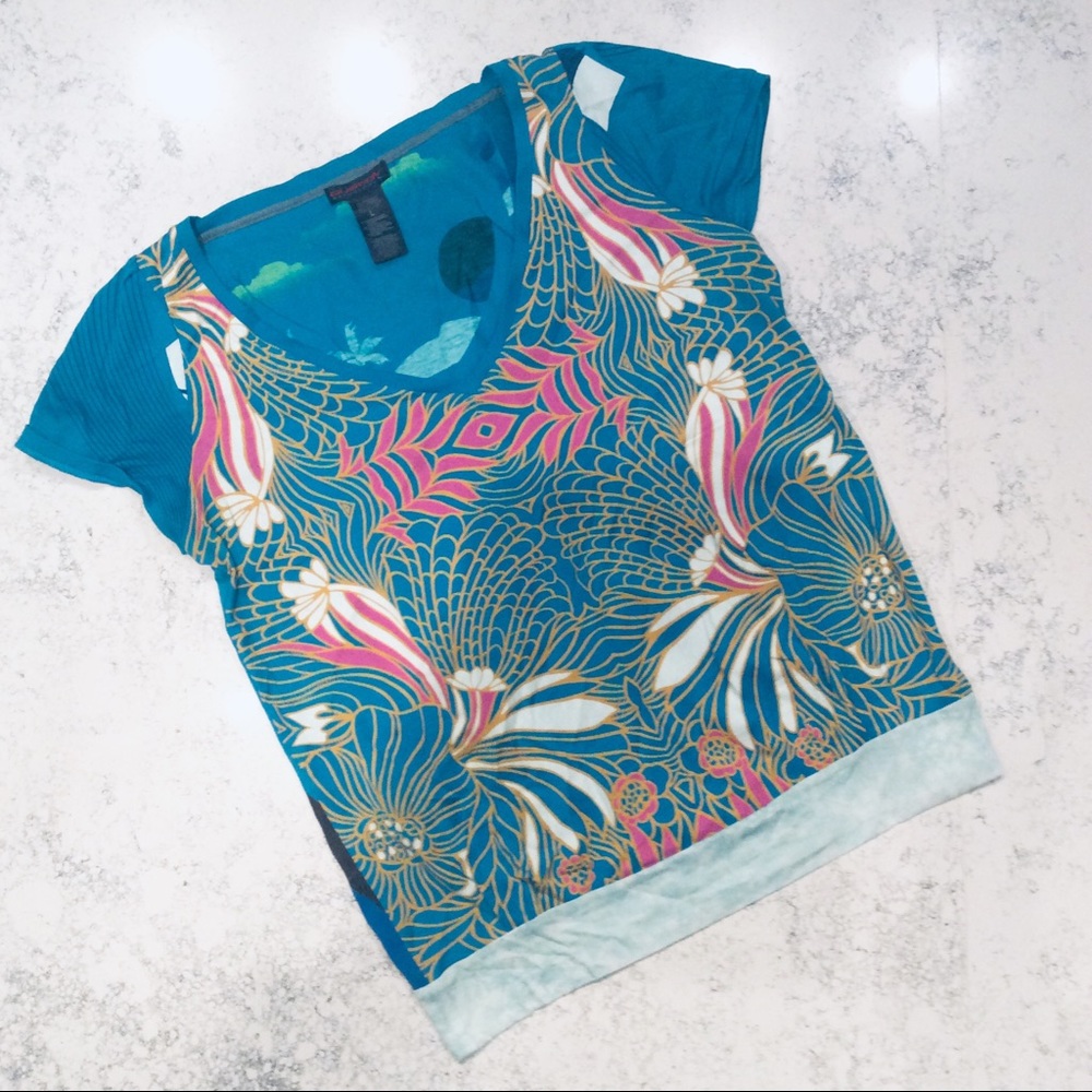 Custo Barcelona Blue Surf Top - L